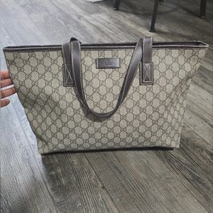 Auth Gucci Tote Shoulder Bag With Dustbag